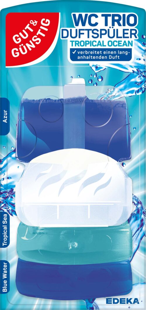 Gut & Günstig WC Duftspüler Ocean Mix 3x55ml