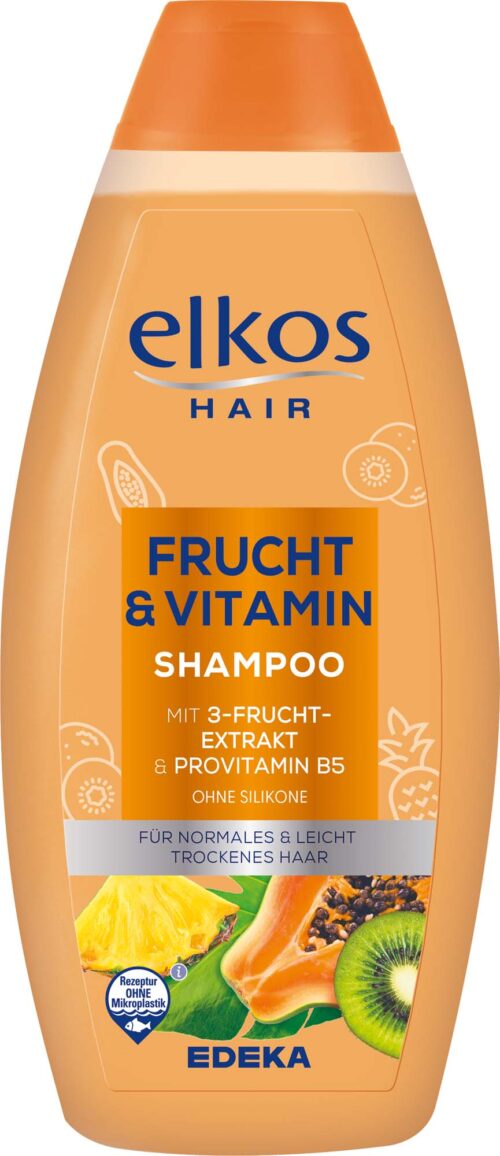 EDEKA elkos Shampoo Frucht & Vitamin 500ml