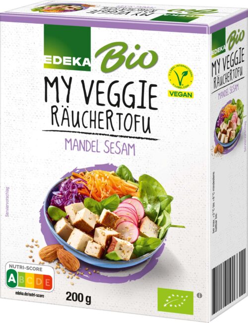 EDEKA Bio My Veggie Räuchertofu Mandel Sesam 200g
