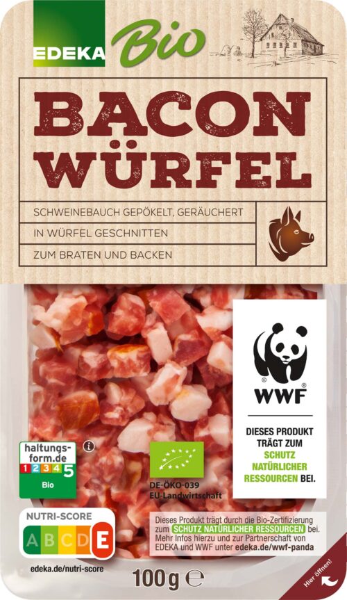EDEKA Bio Baconwürfel 100g