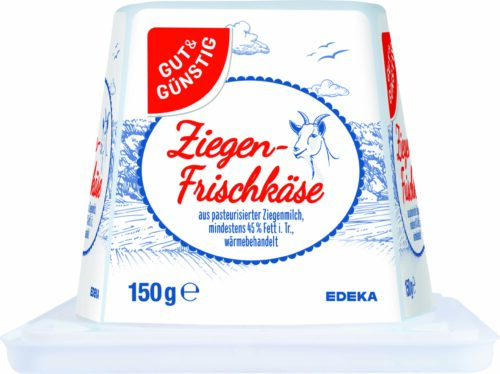 Gut & Günstig Ziegenfrischkäse 45% 150g