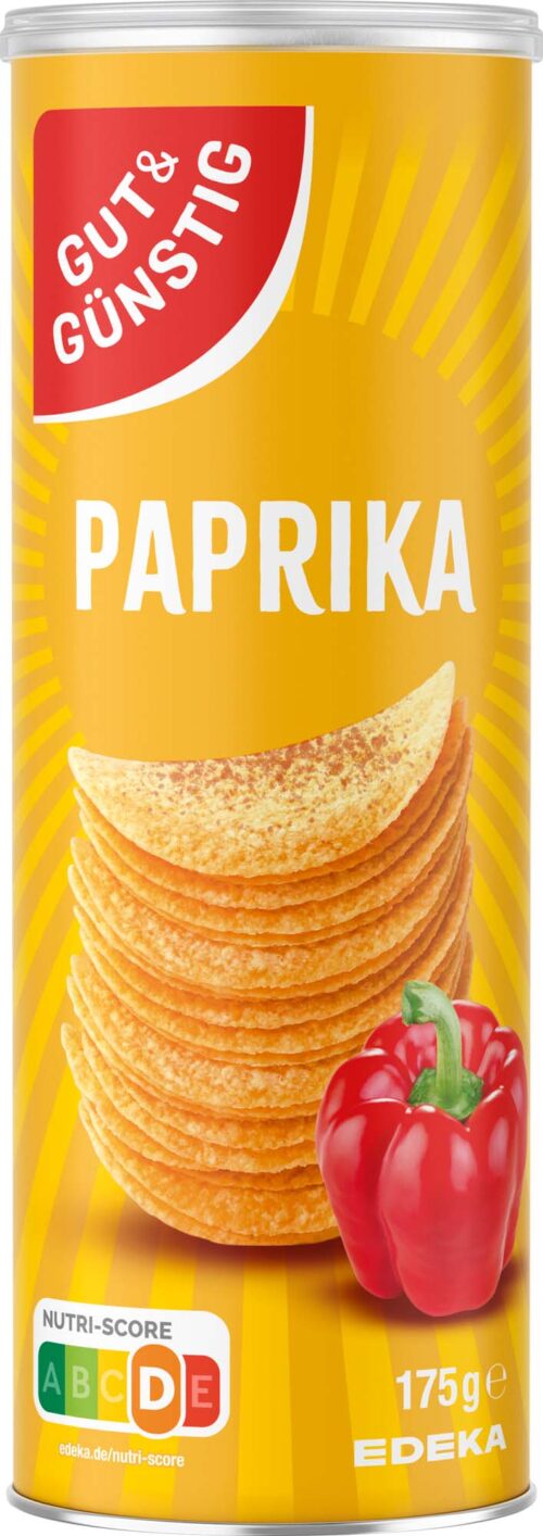 Gut & Günstig Stapelchips Paprika 175g