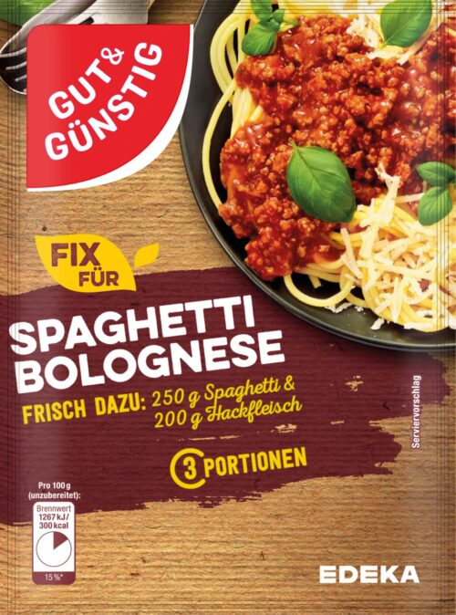 Gut & Günstig Fix für Spaghetti Bolognese 30g