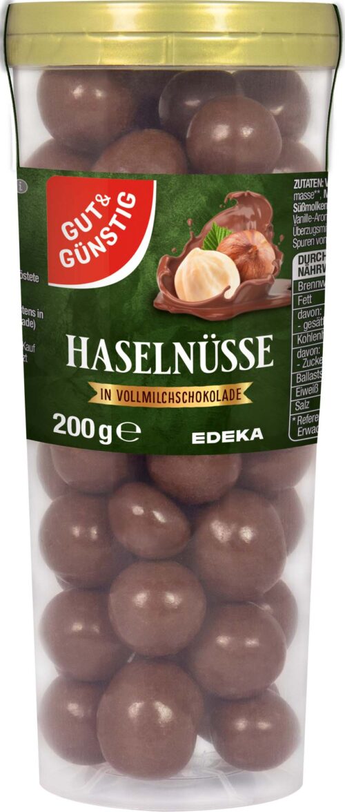 Gut & Günstig Schoko Haselnüsse Vollmilch 200g