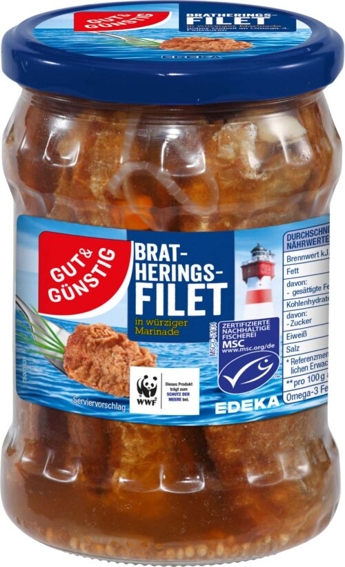 Gut & Günstig Bratheringsfilet 500g