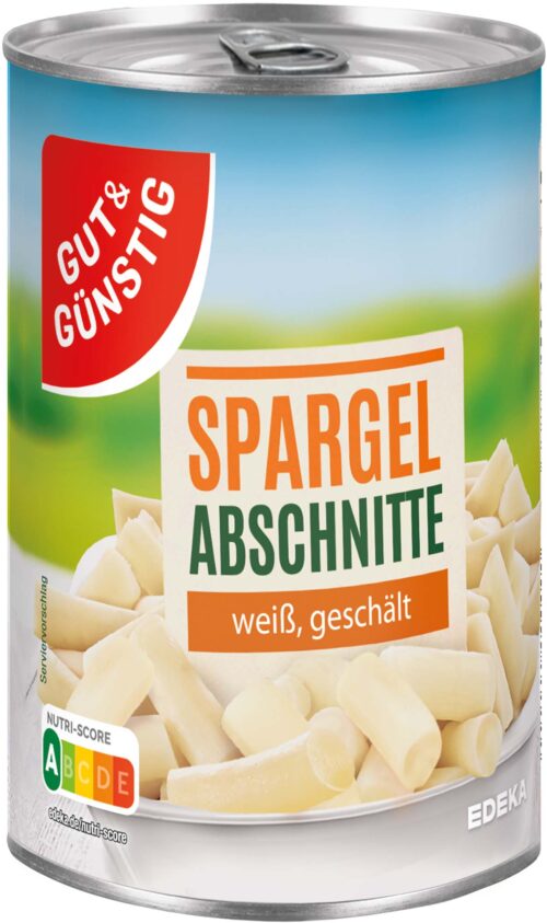 Gut & Günstig Spargel-Abschnitte ohne Köpfe 420g