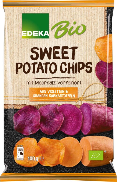 EDEKA Bio Sweet Potato Chips 100g