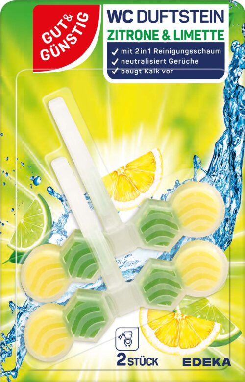 Gut & Günstig Duftstein Lemon 2x48g
