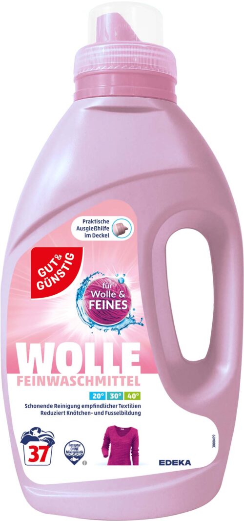 Gut & Günstig Feinwaschmittel Wolle 37WL 1,5l