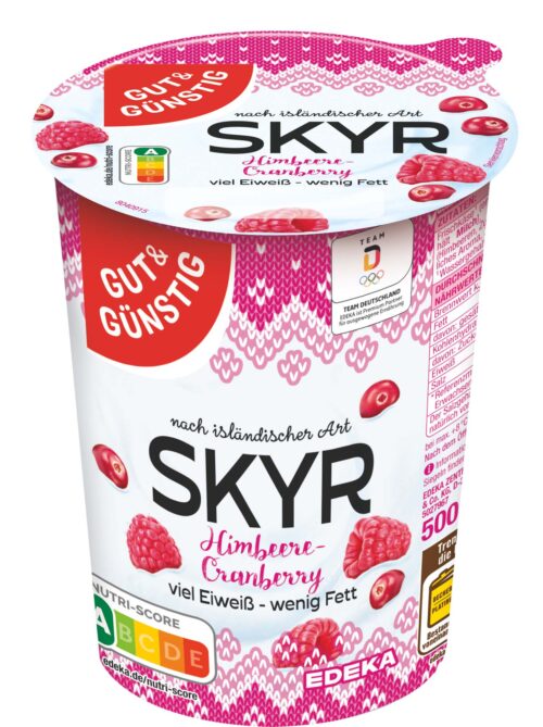 Gut & Günstig Skyr Himbeer-Cranberry 500g