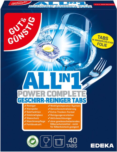 Gut & Günstig Geschirrreiniger Tabs 40 x 21g