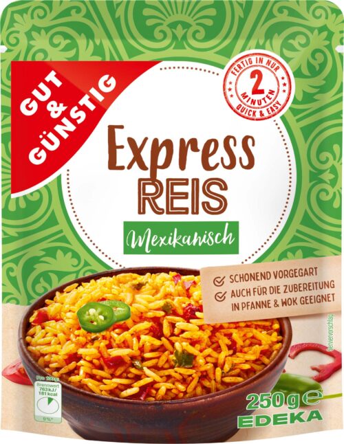 Gut & Günstig Expressreis Mexikanisch 250g