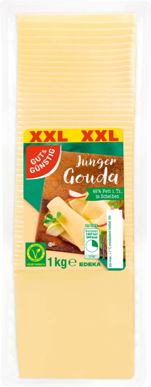 Gut & Günstig Junger Gouda XXL 1kg