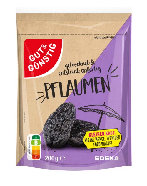 Gut & Günstig getrocknete Pflaumen 200g