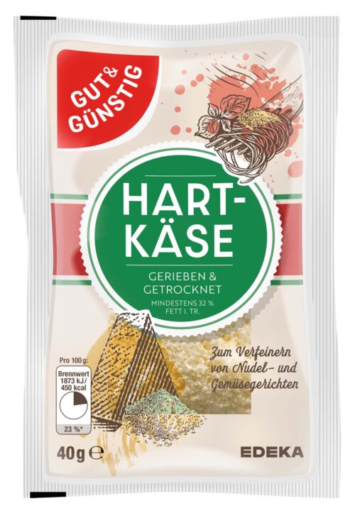 Gut & Günstig geriebener Hartkäse 32% 40g
