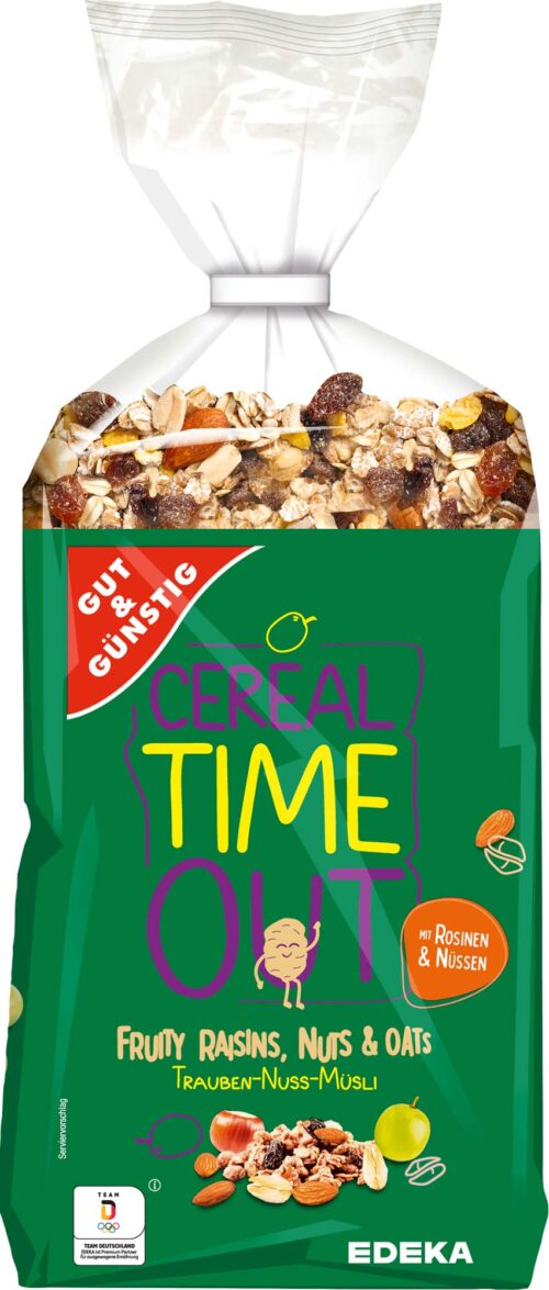 Gut & Günstig Traube Nuss Müsli 1kg