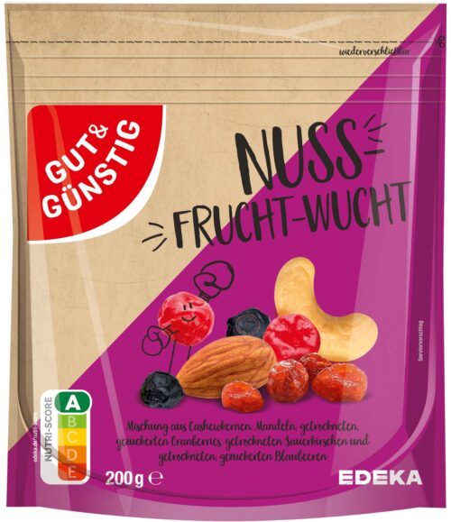 Gut & Günstig Nuss Frucht Wucht 200g