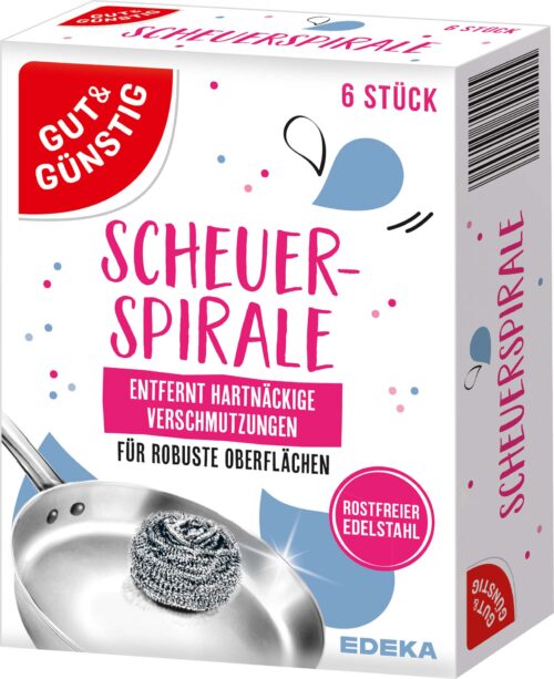 Gut & Günstig Scheuerspirale 6er Pack