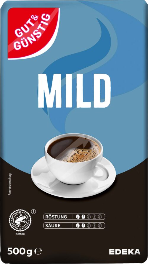 Gut & Günstig Kaffee Mild 500g