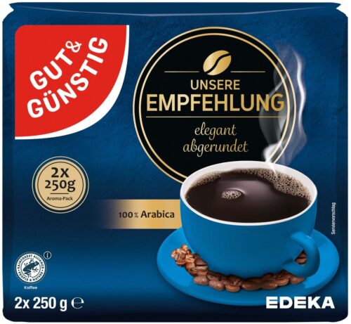 Gut & Günstig Kaffee Unsere Empfehlung 500g