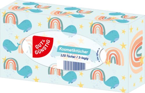 Gut & Günstig Kosmetiktücher 3lagig 120 Blatt