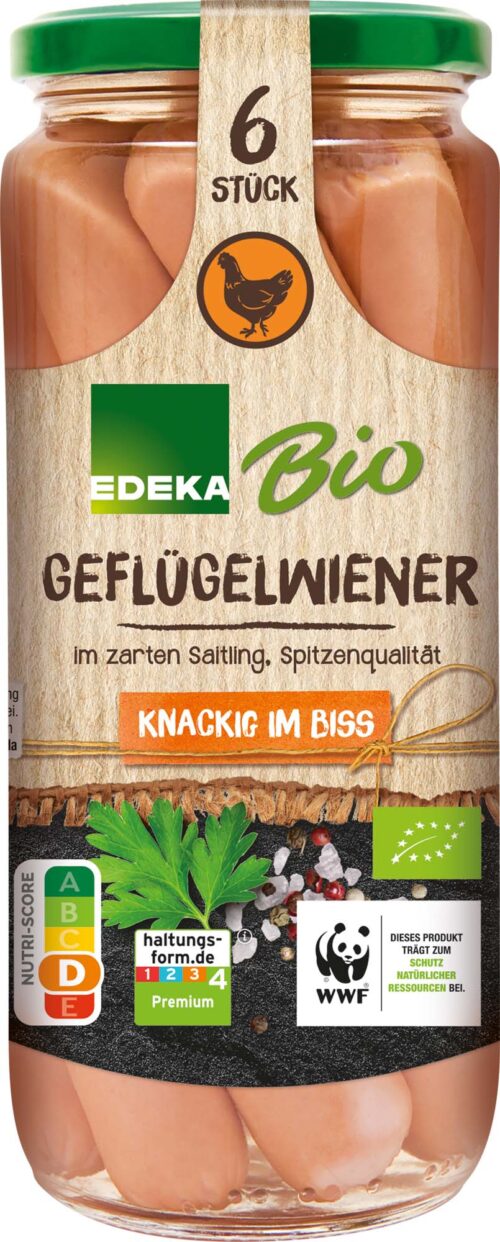 EDEKA Bio Geflügelwiener 550g