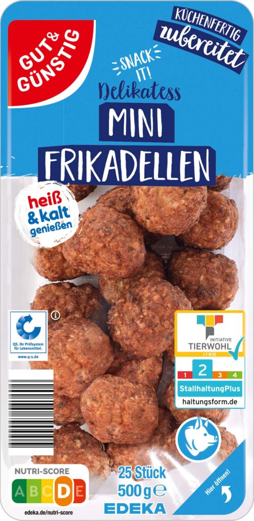 Gut & Günstig Frikadellenbällchen 500g