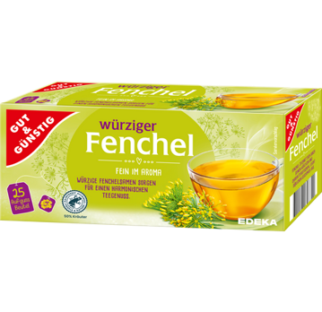 Gut & Günstig Fencheltee Filterbeutel 25x3g