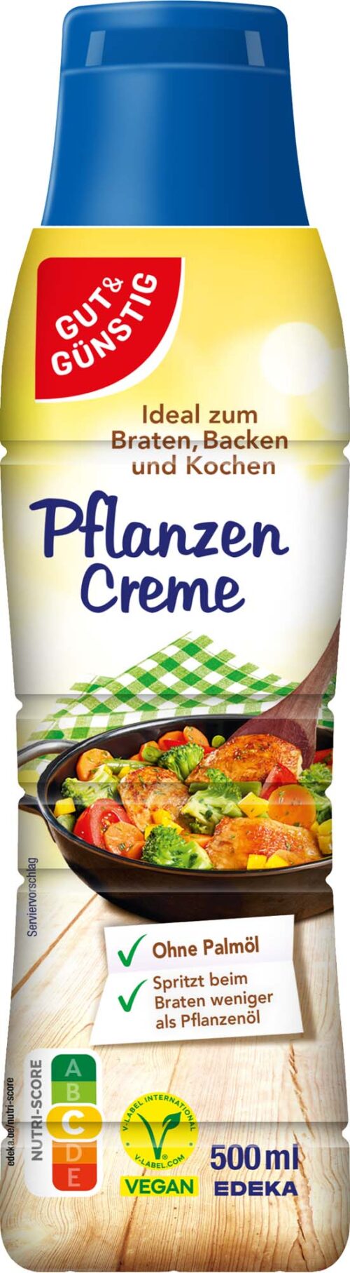 Gut & Günstig Pflanzencreme 500ml