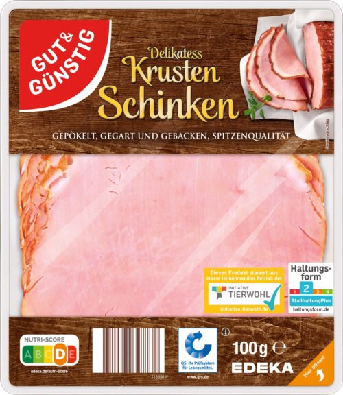 Gut & Günstig Krustenschinken 100g