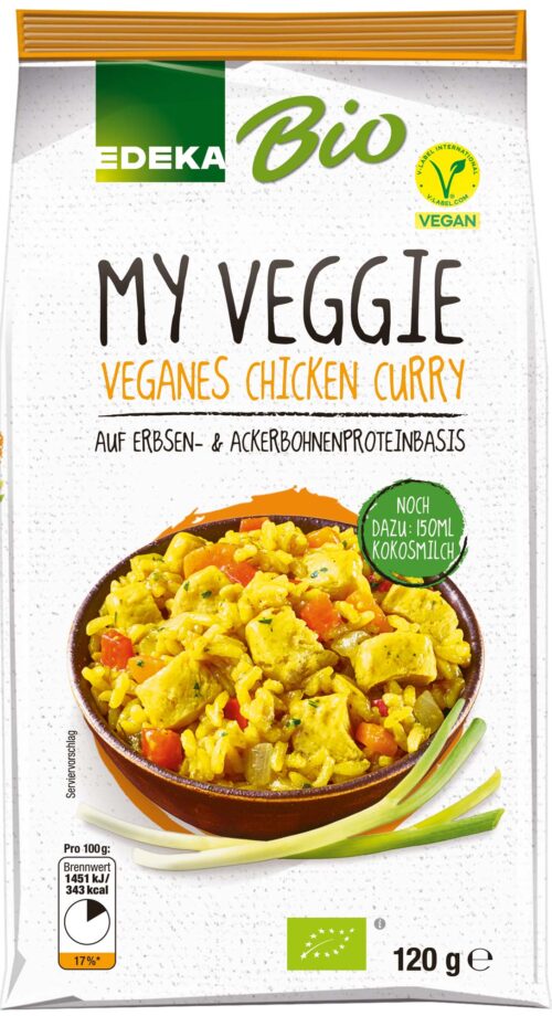 EDEKA Bio My Veggie Veganes Chicken Curry 120g