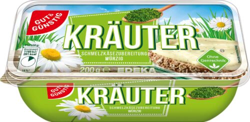 Gut & Günstig Schmelzkäsezubereitung Kräuter 51% Fett i. Tr. 200g