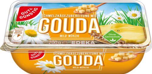 Gut & Günstig Schmelzkäsezubereitung Gouda 42% Fett i. Tr. 200g