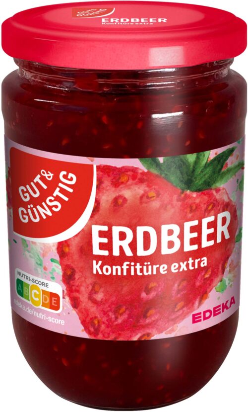 Gut & Günstig Erdbeer Konfitüre 450g