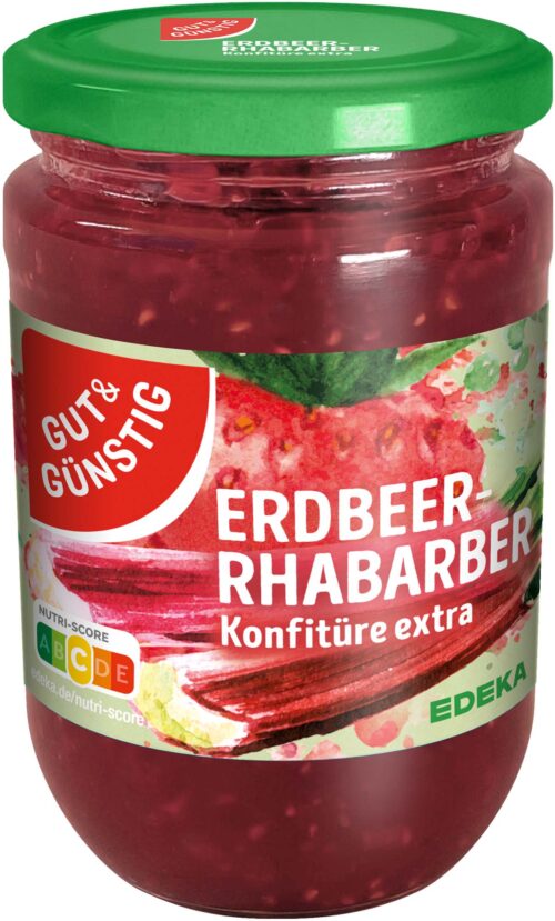 Gut & Günstig Erdbeer Rhabarber 450g