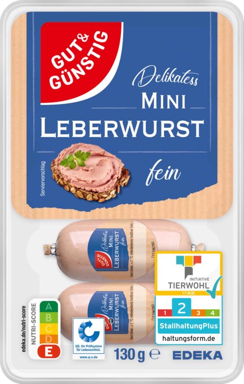 Gut & Günstig Mini Leberwurst 130g