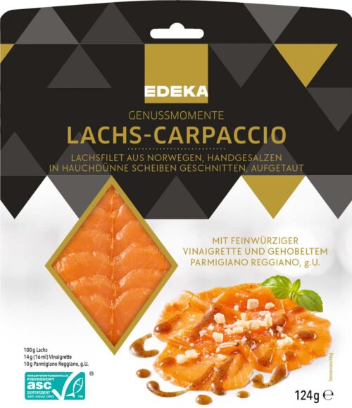 EDEKA Genussmomente Lachs Carpaccio 124g