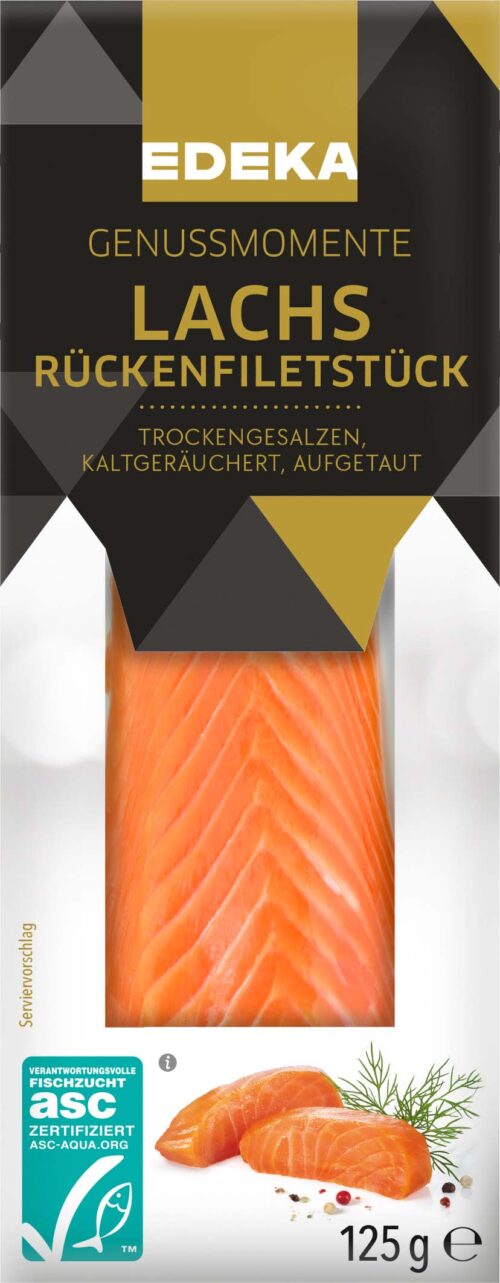 EDEKA Genussmomente Lachs-Rücken-Filet Stück  125g