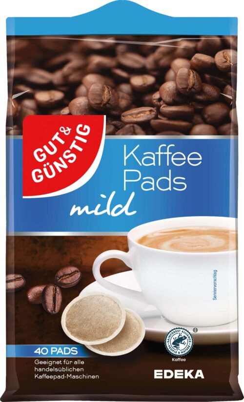 Gut & Günstig Kaffeepads Mild 40St 280g