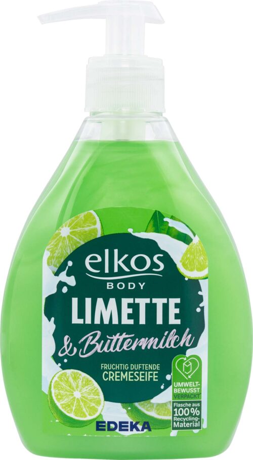 EDEKA elkos Cremeseife Limette & Buttermilch 500ml