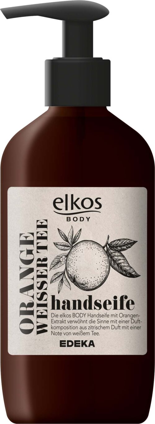 EDEKA elkos Handseife Orange & Weißer Tee 350ml