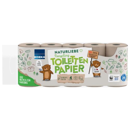 EDEKA Recycling Toilettenpapier 4lagig 10x200 Blatt