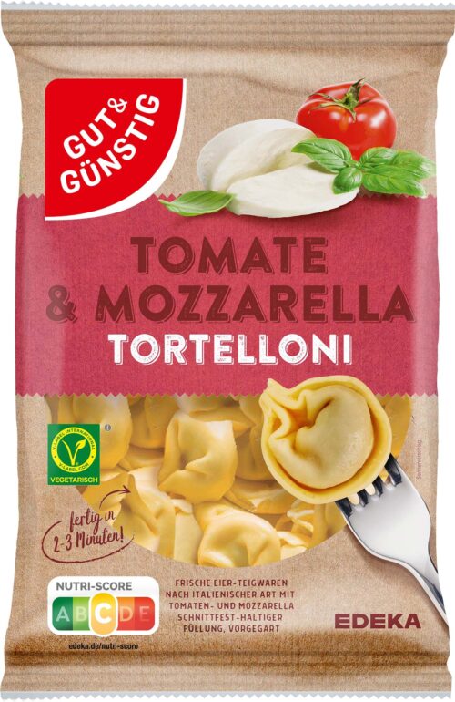 Gut & Günstig Tomaten Mozzarella Tortelloni 400g