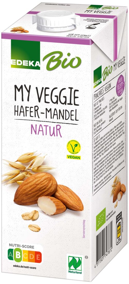 EDEKA Bio My Veggie Hafer-Mandel 1l