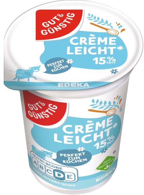 Gut & Günstig Creme leicht Natur 200g