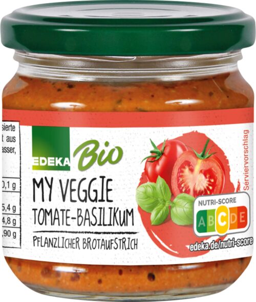 EDEKA Bio My Veggie Streichcreme Tomate-Basilikum 180g