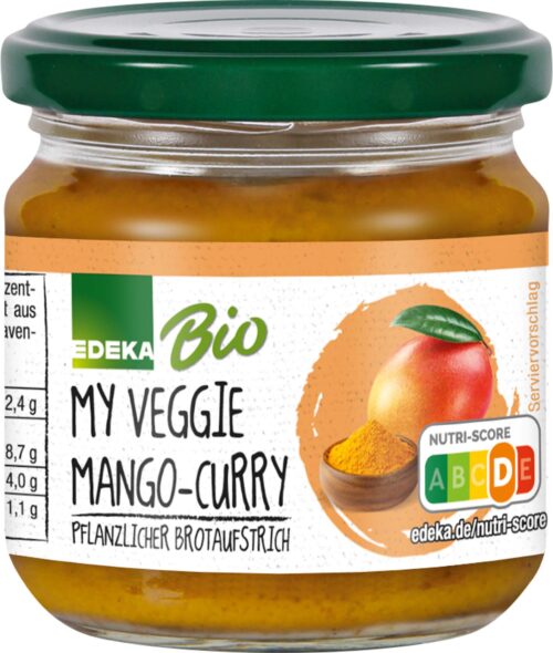 EDEKA Bio My Veggie Streichcreme Mango-Curry 180g