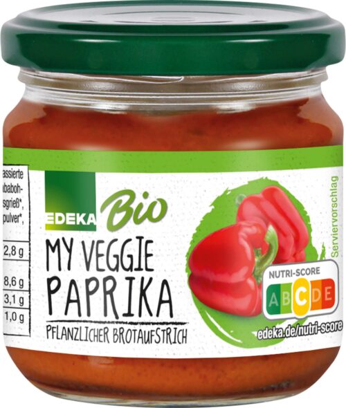 EDEKA Bio My Veggie Streichcreme Paprika 180g