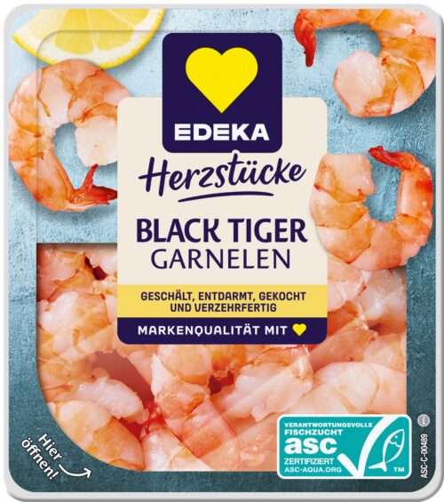 EDEKA Herzstücke Black Tiger Garnelen 100g