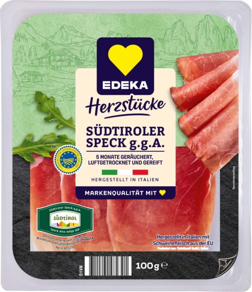 EDEKA Herzstücke Südtiroler Speck g.g.A. 100g